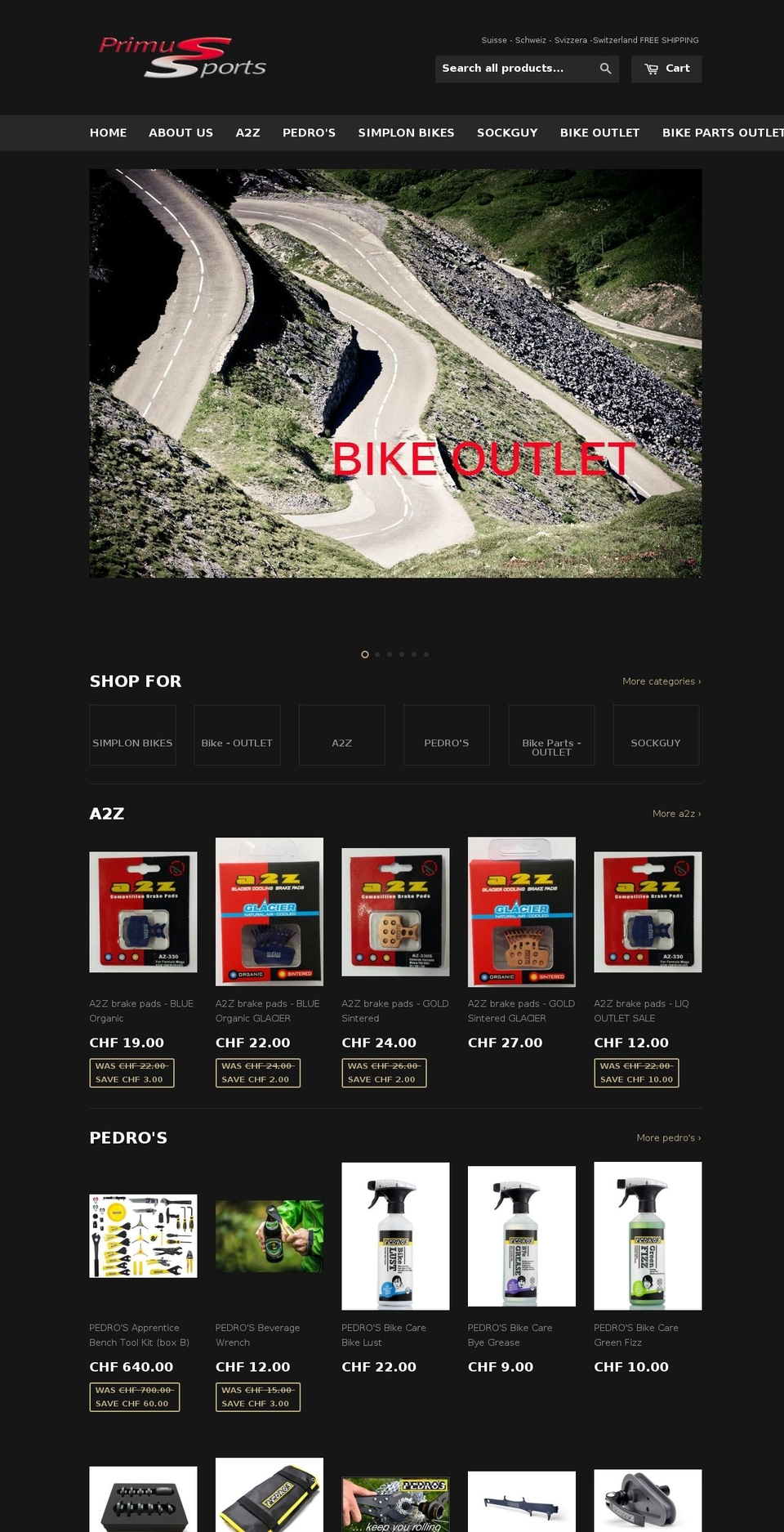 mondraker.ch shopify website screenshot