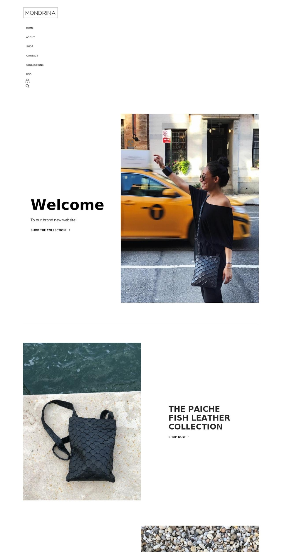 mondrina.com — Shopify storefront screenshot