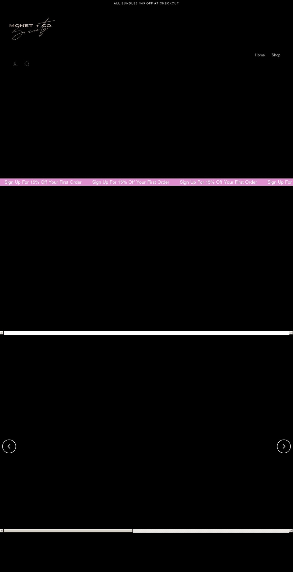 monetsociety.com shopify website screenshot