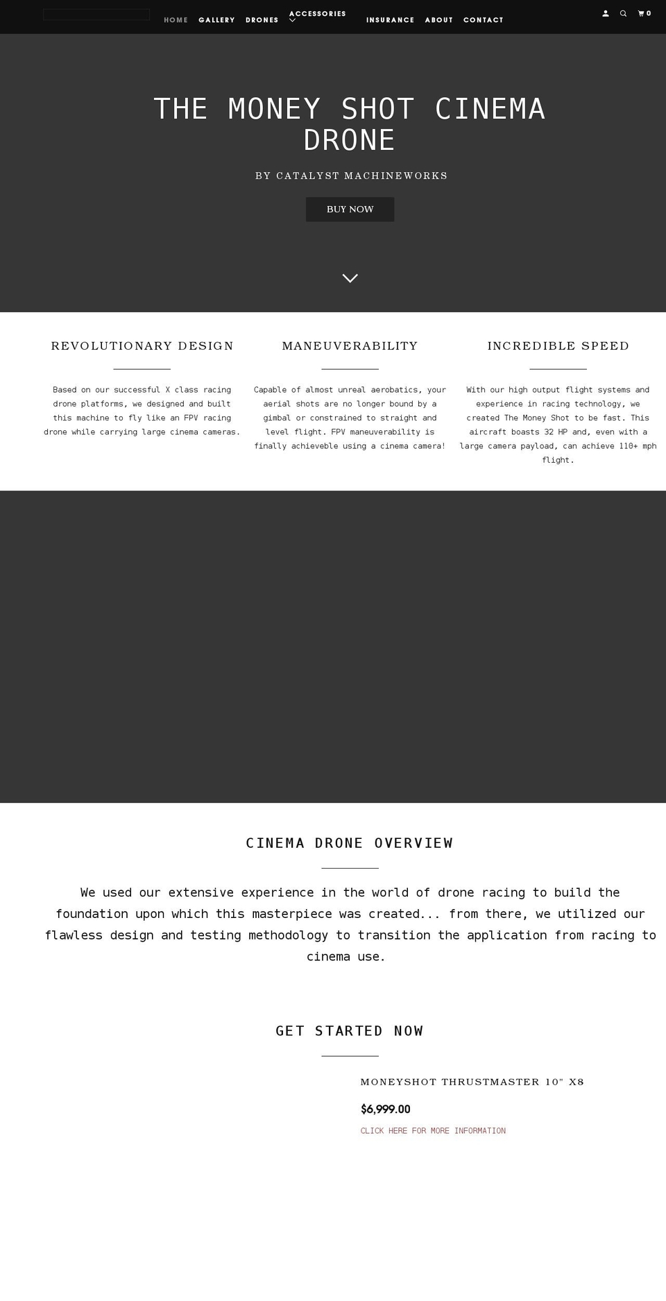 money-shot-cinema-tx.myshopify.com shopify website screenshot