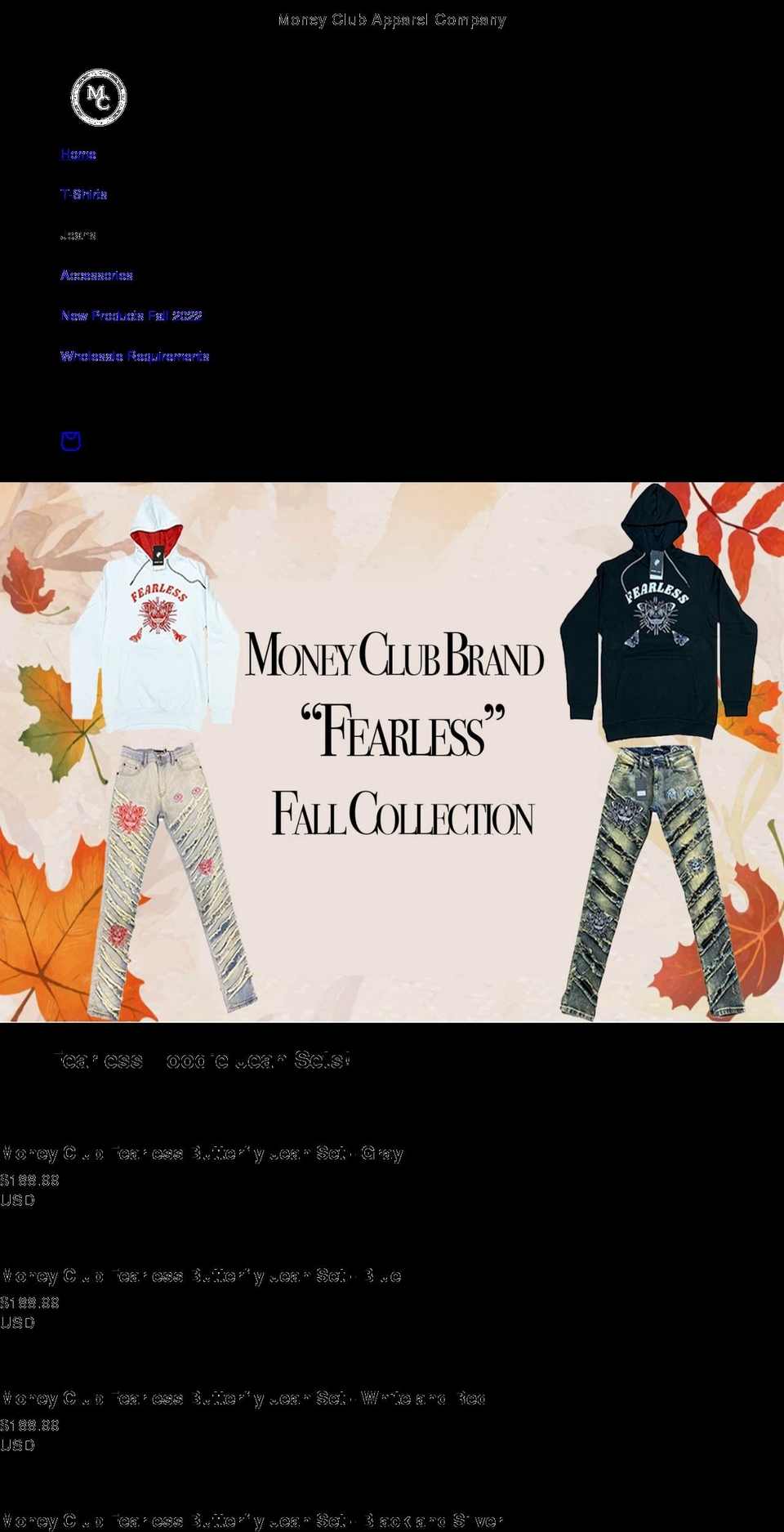 moneyclub.shop shopify website screenshot