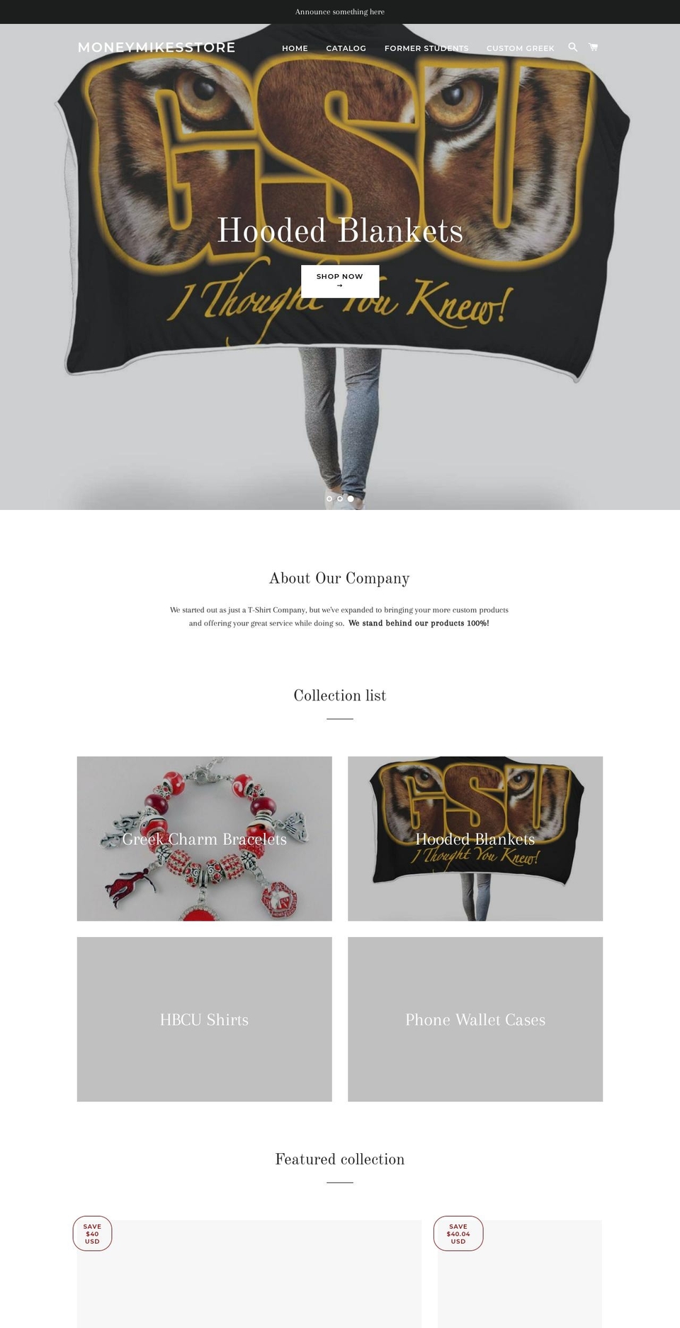 moneymikesdeals.com shopify website screenshot