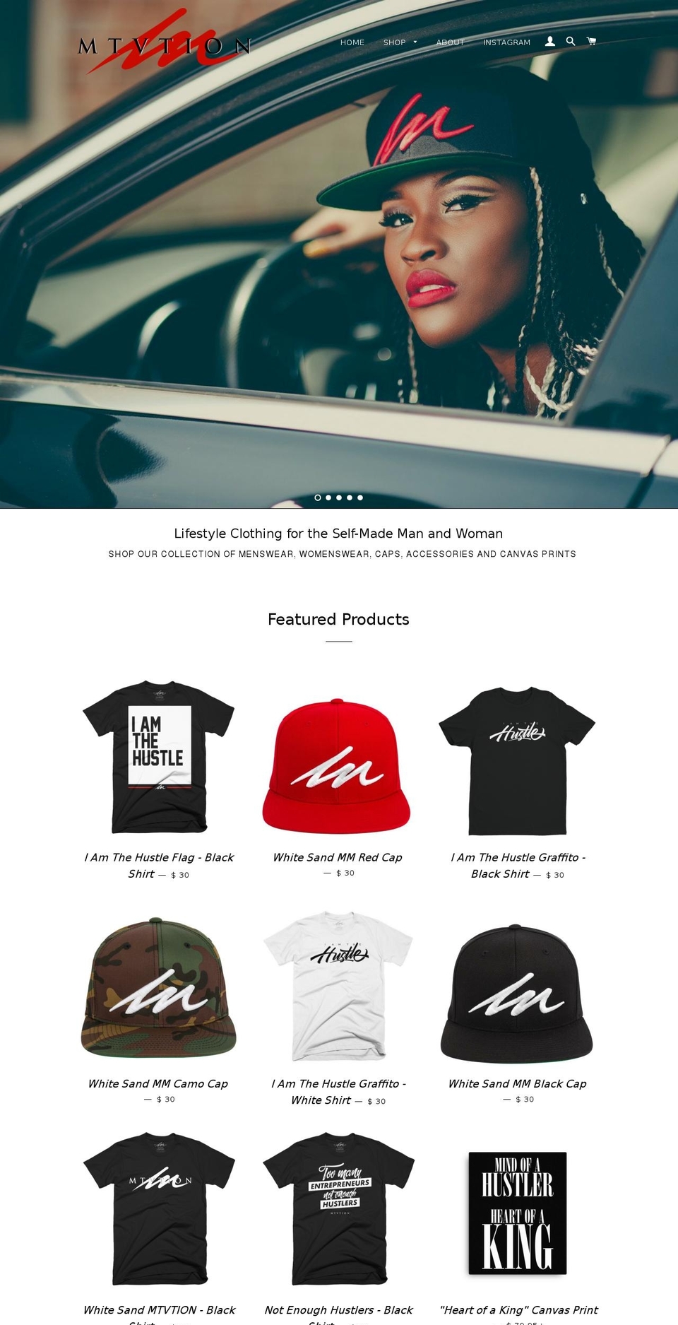 moneymtvtion.com — Shopify storefront screenshot