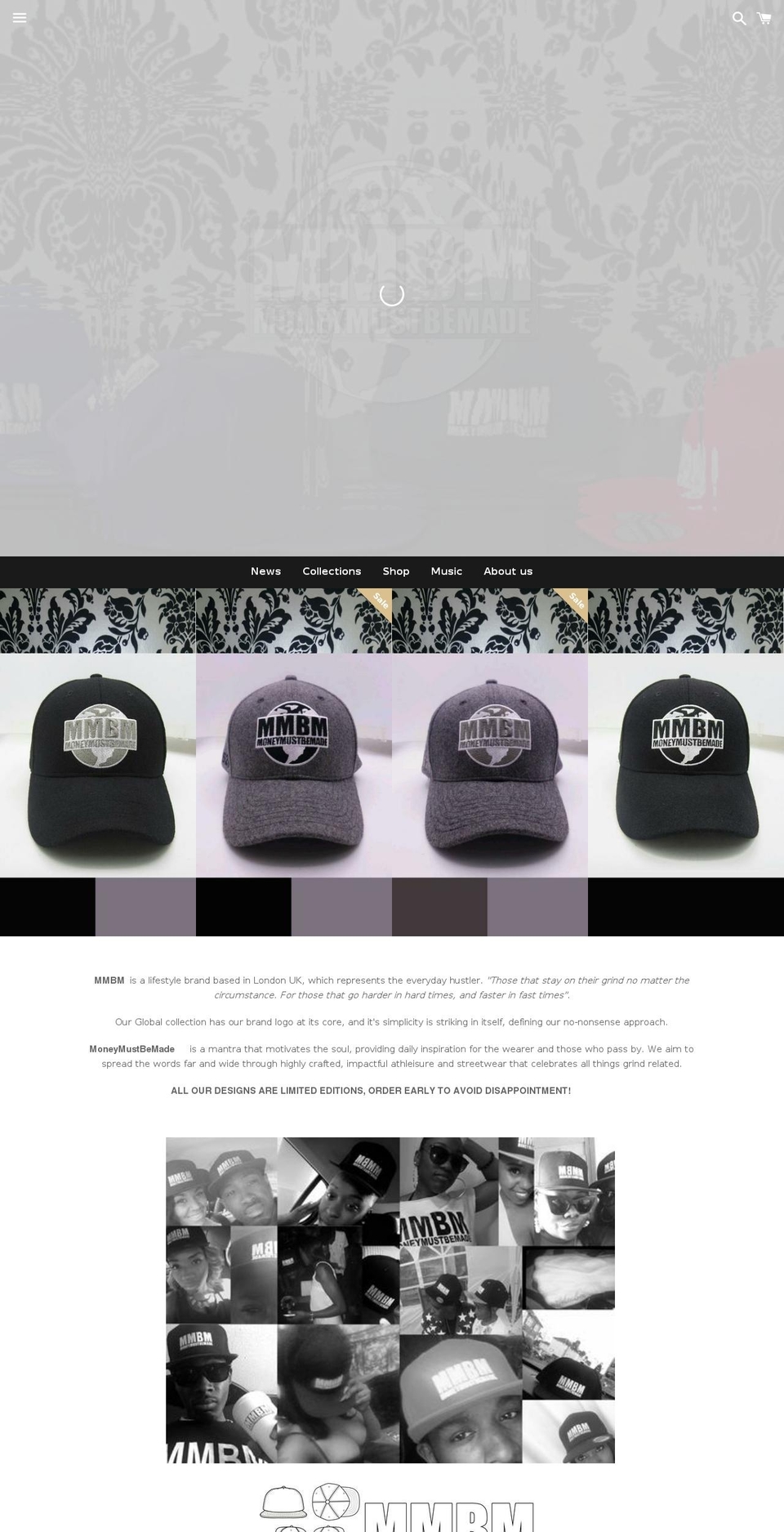 moneymustbemade.com shopify website screenshot