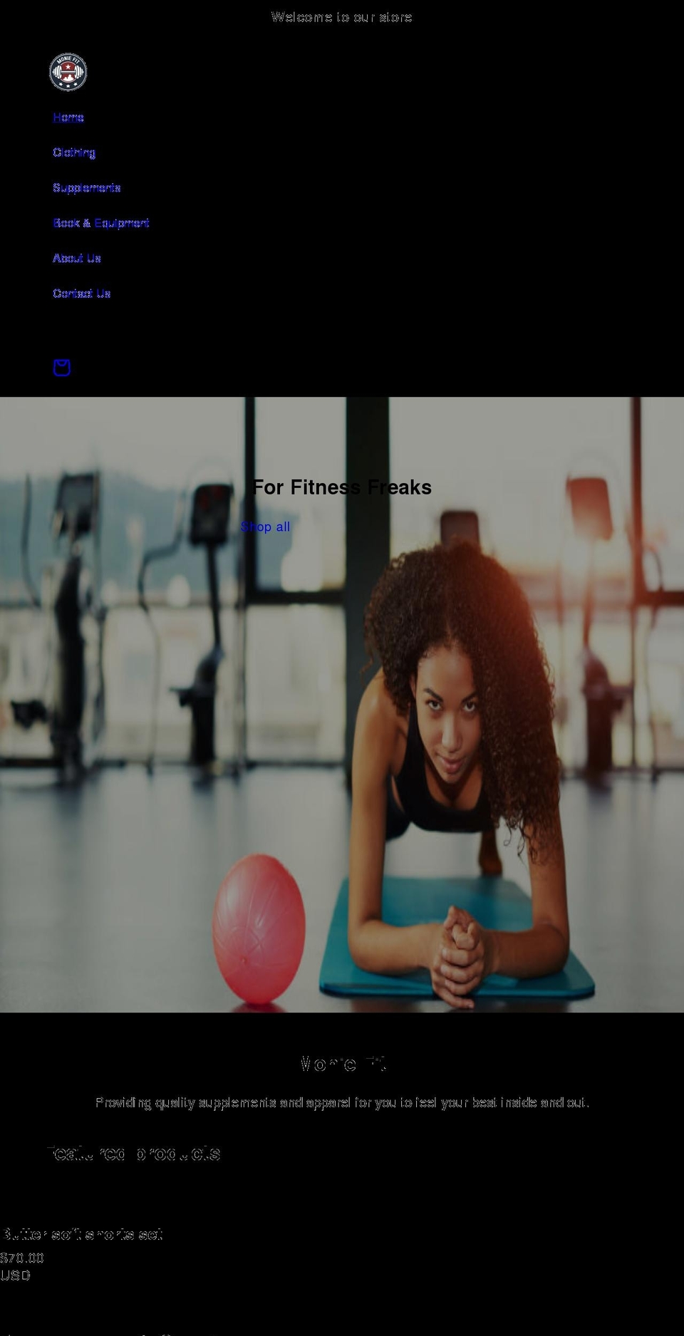 moniefit.com shopify website screenshot