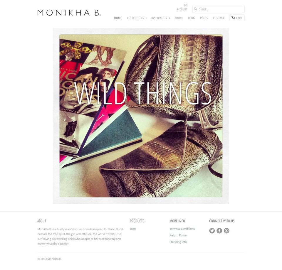 monikhab.com shopify website screenshot