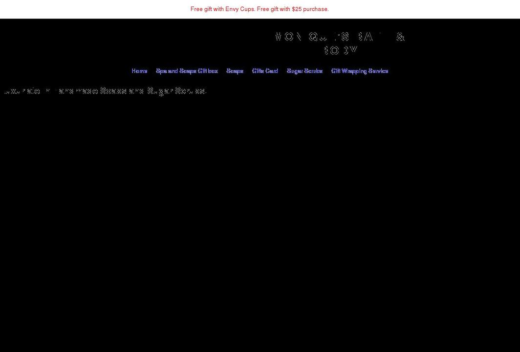 moniquesbathandbody.com shopify website screenshot