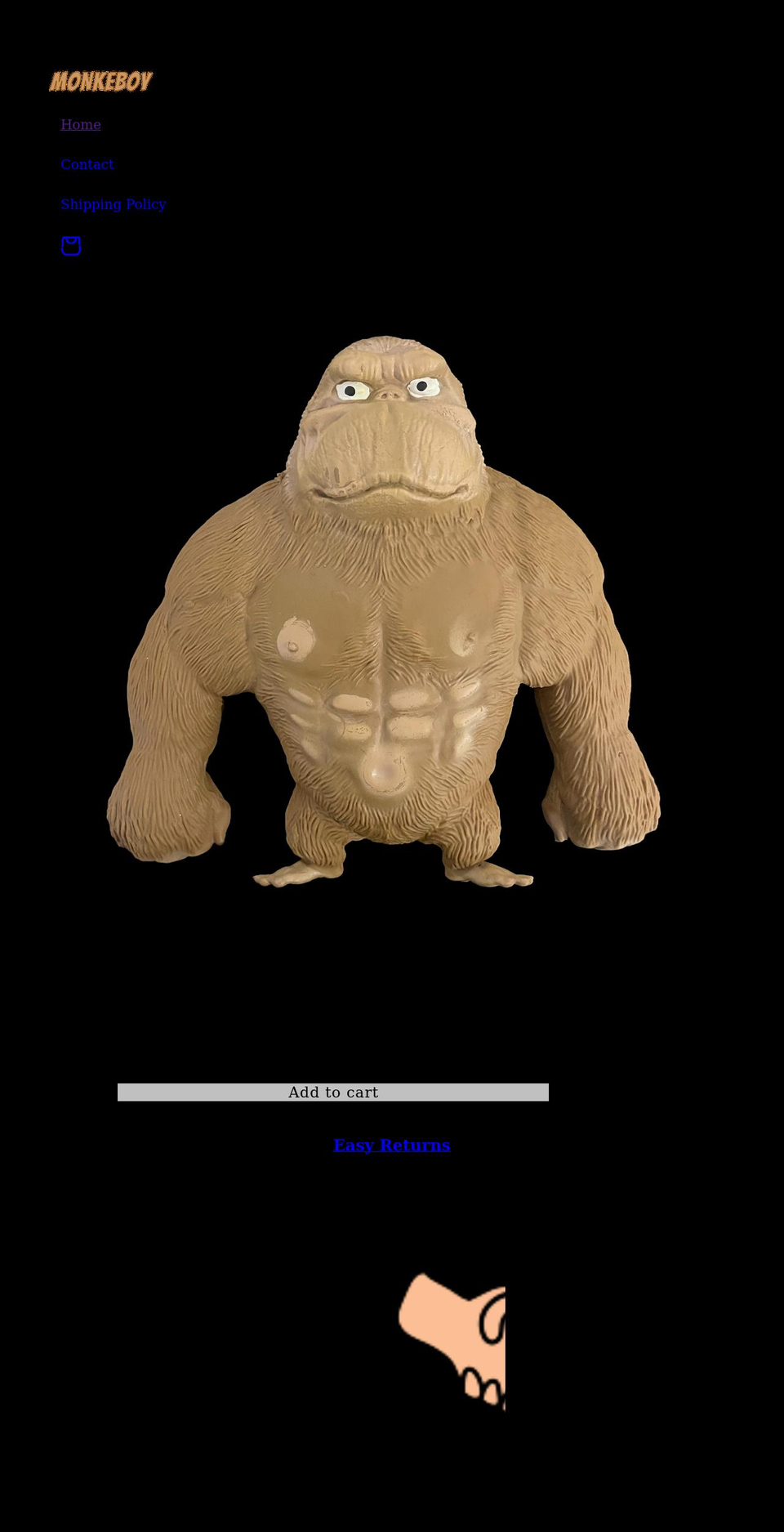 monkeboy.com shopify website screenshot