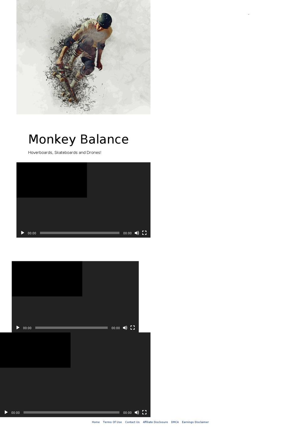 monkeybalance.com shopify website screenshot