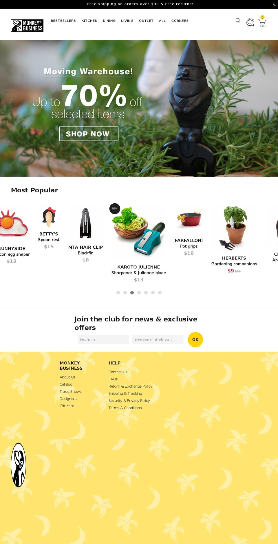 monkeybusiness.co.il shopify website screenshot