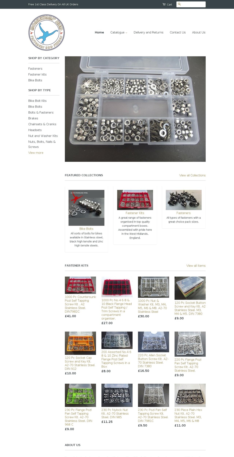 monkeyjamsshed.com — Shopify storefront screenshot