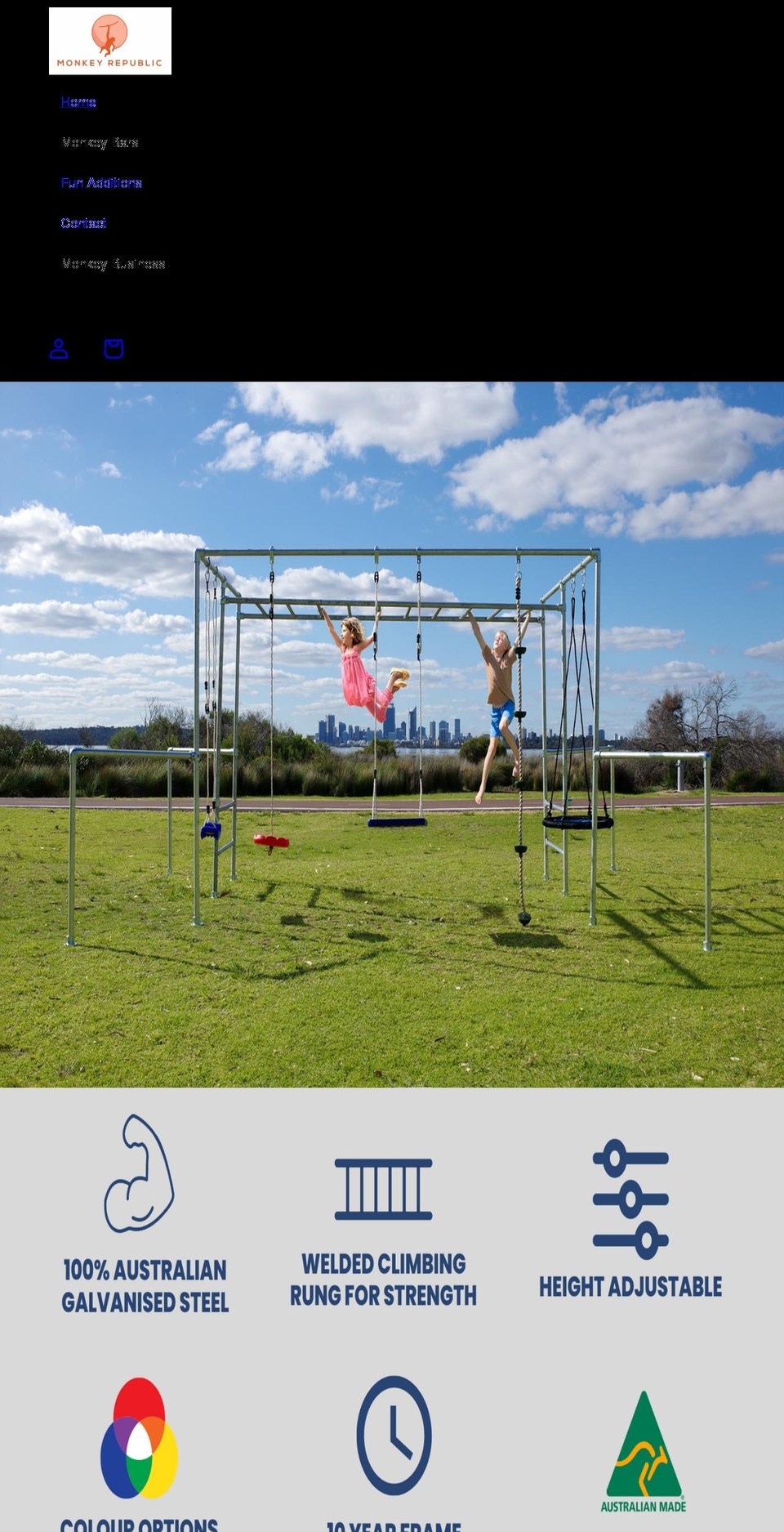 monkeyrepublic.com.au shopify website screenshot