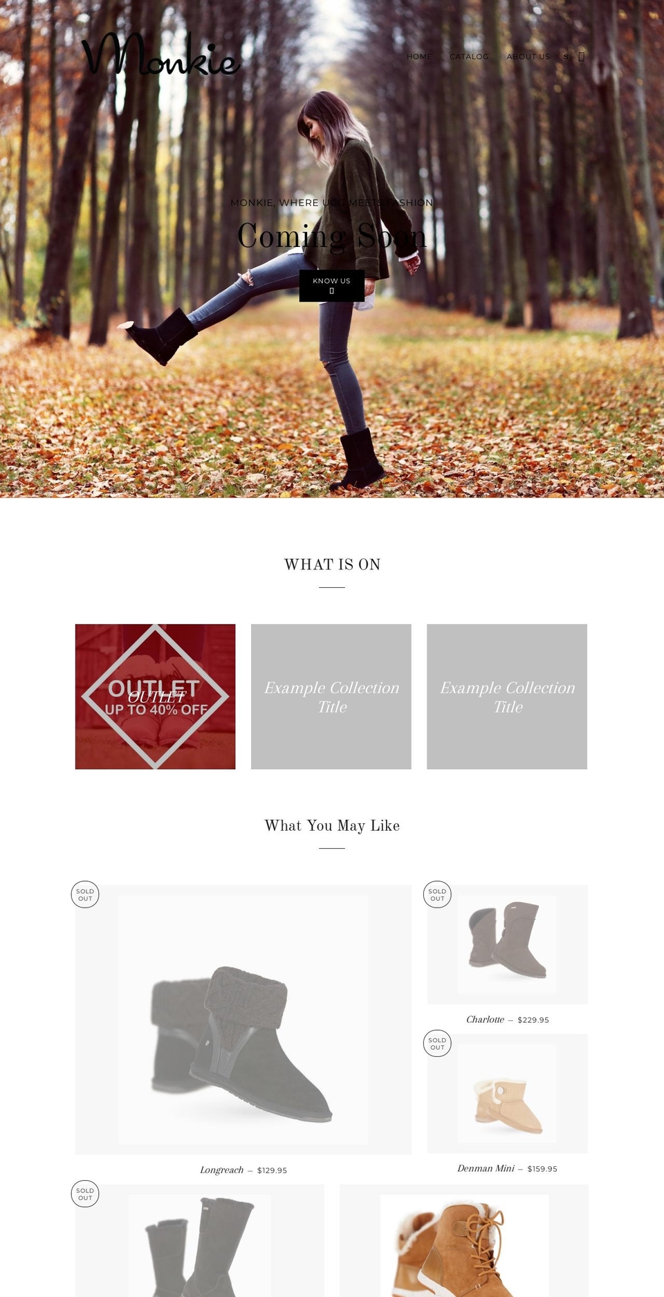 monkie.com.au shopify website screenshot