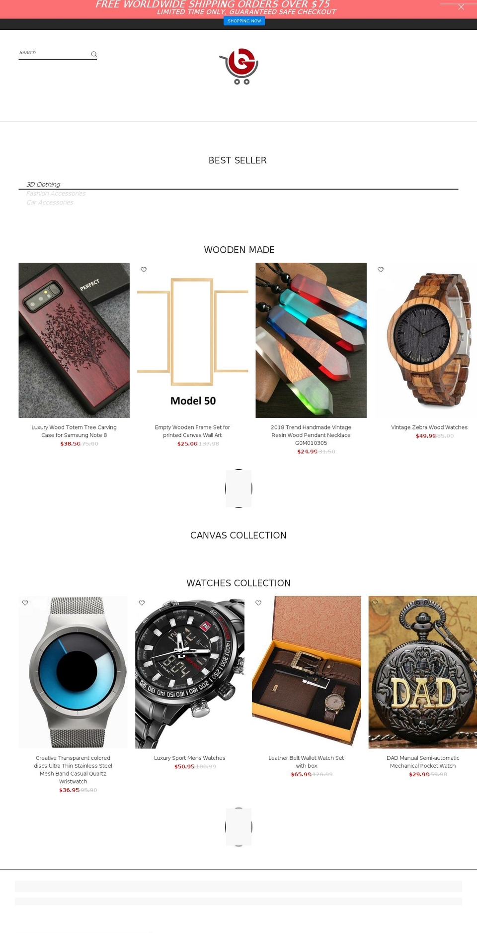 Gopostore 1.2.2 Shopify theme site example monkiglobal.com