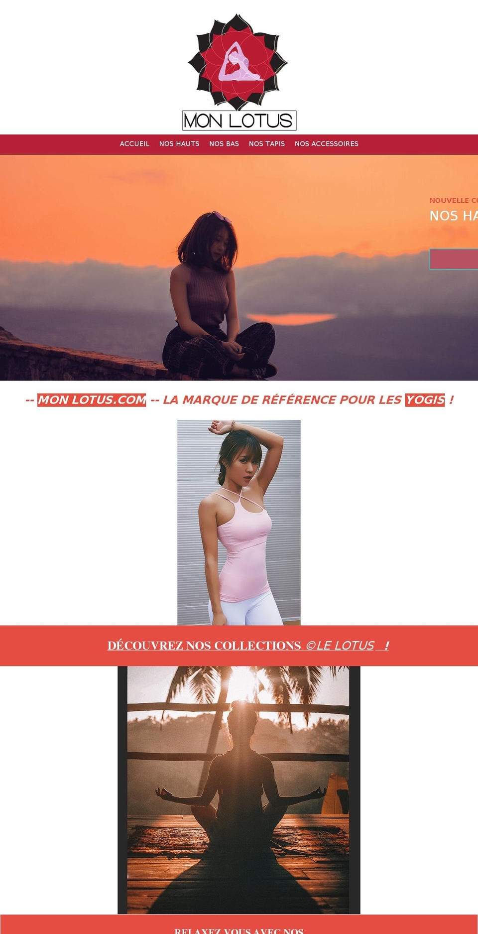 monlotus.com — Shopify storefront screenshot