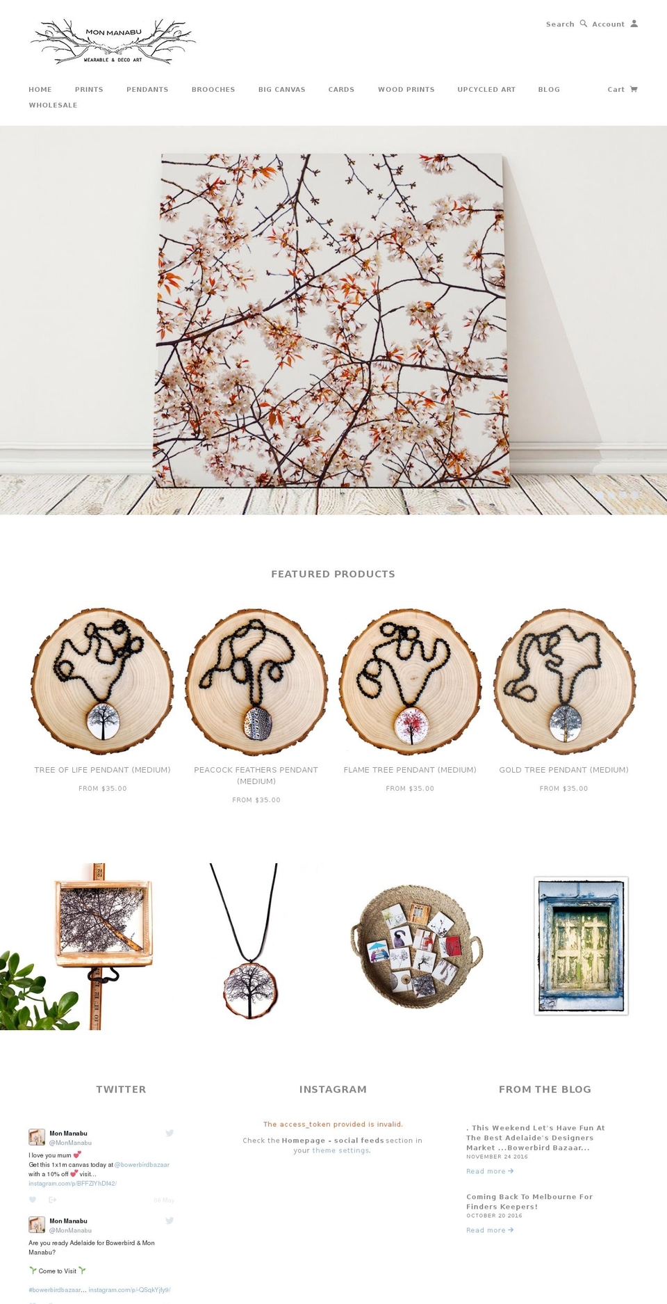 monmanabu.com shopify website screenshot