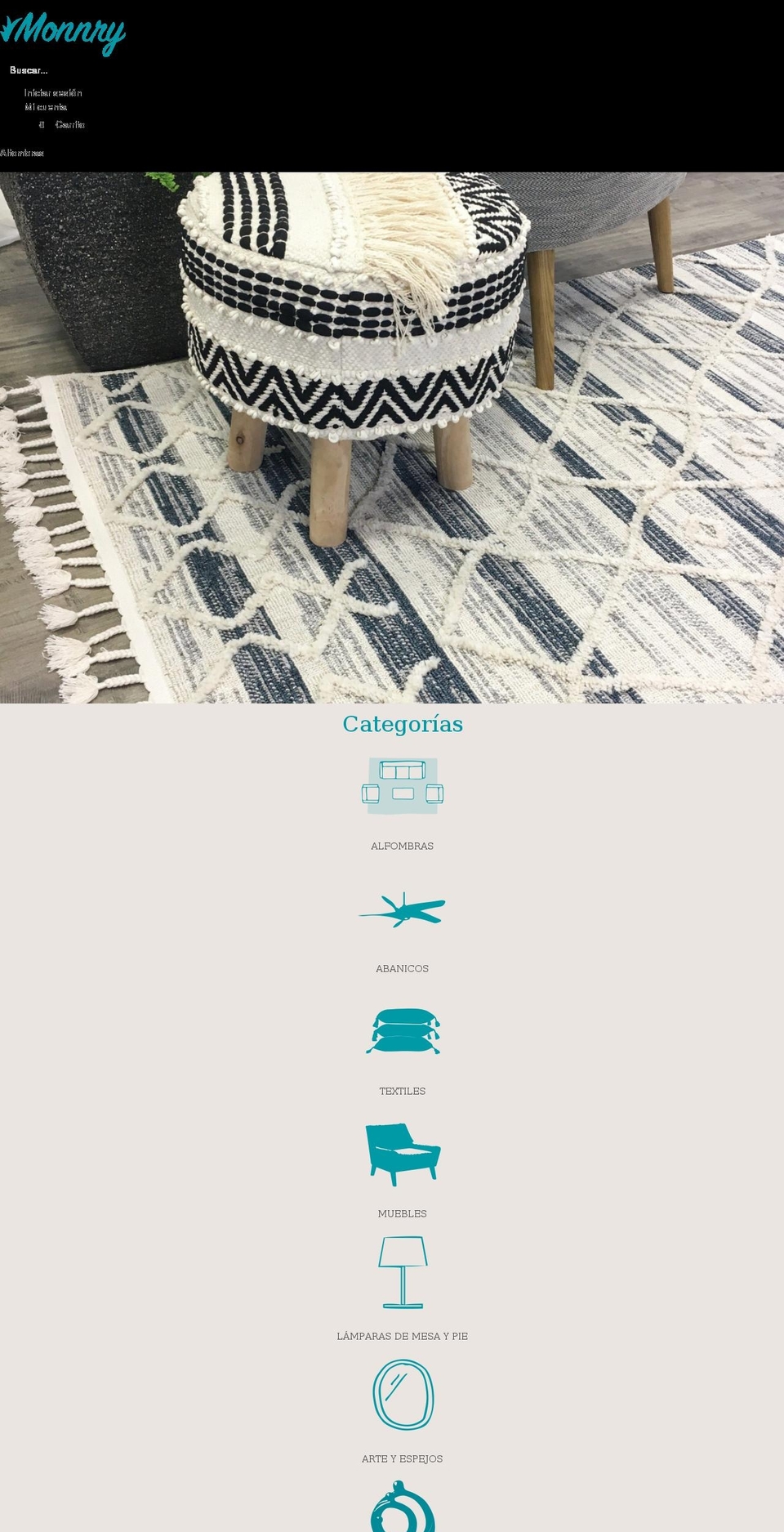 monnry.com shopify website screenshot