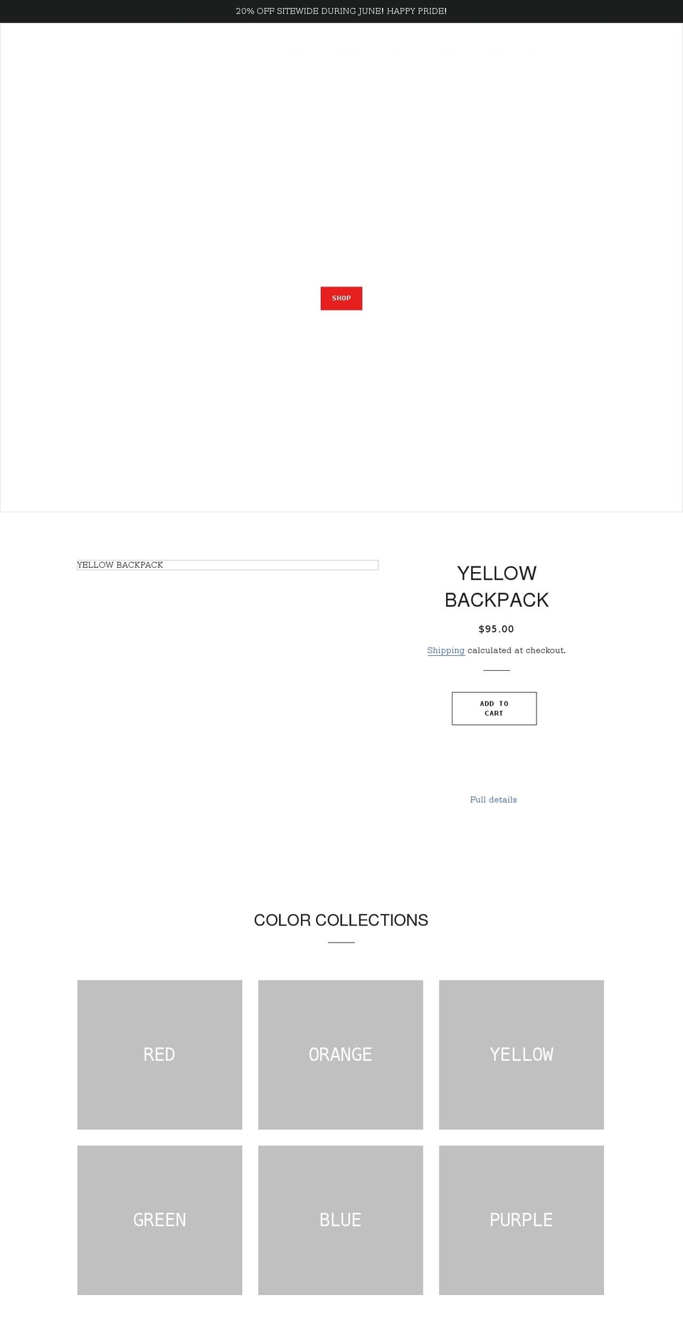 monochrome.shop shopify website screenshot