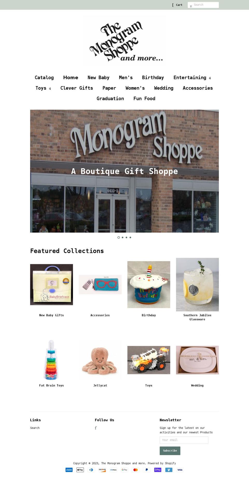 monogram-shopppe-stationery-and-gifts.myshopify.com shopify website screenshot