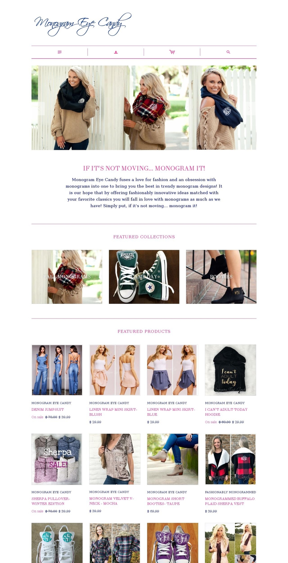 monogramconverse.com — Shopify storefront screenshot