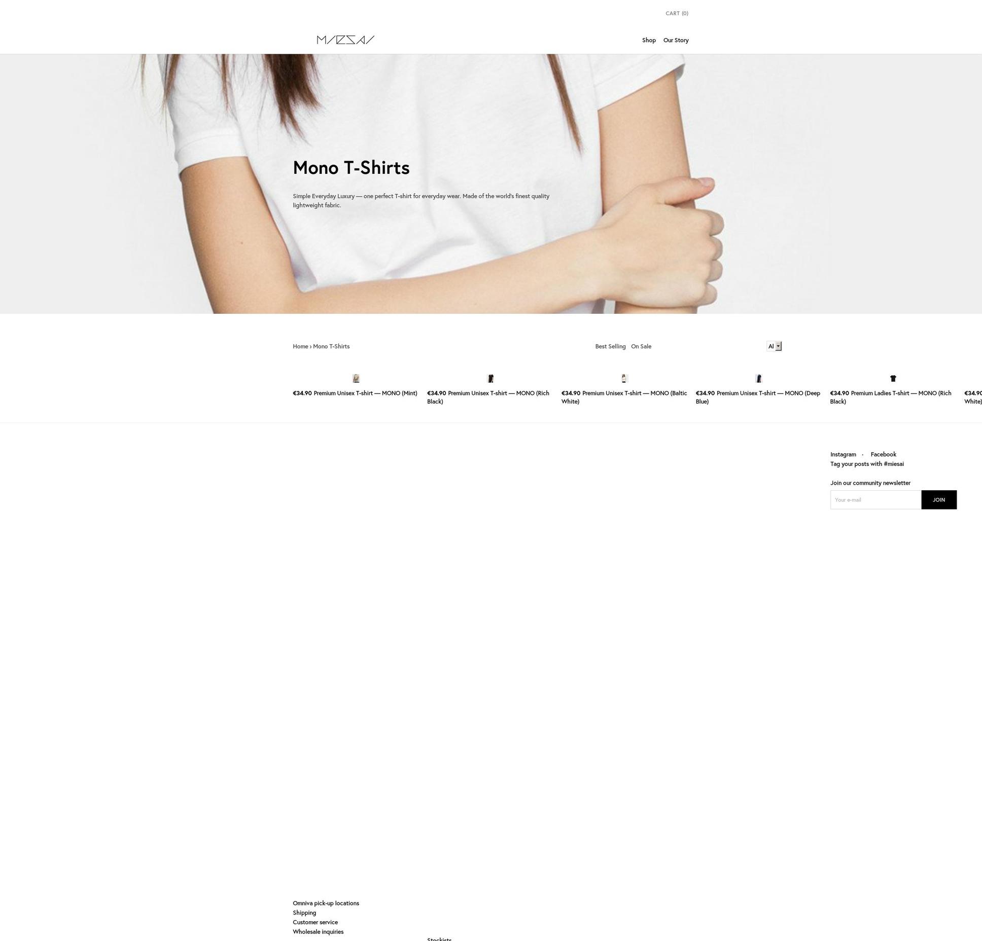 monotshirt.com — Shopify storefront screenshot