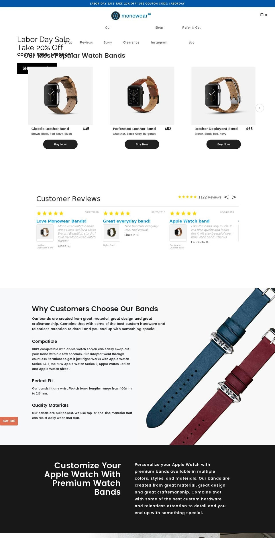 mono Shopify theme site example monoweardesign.com