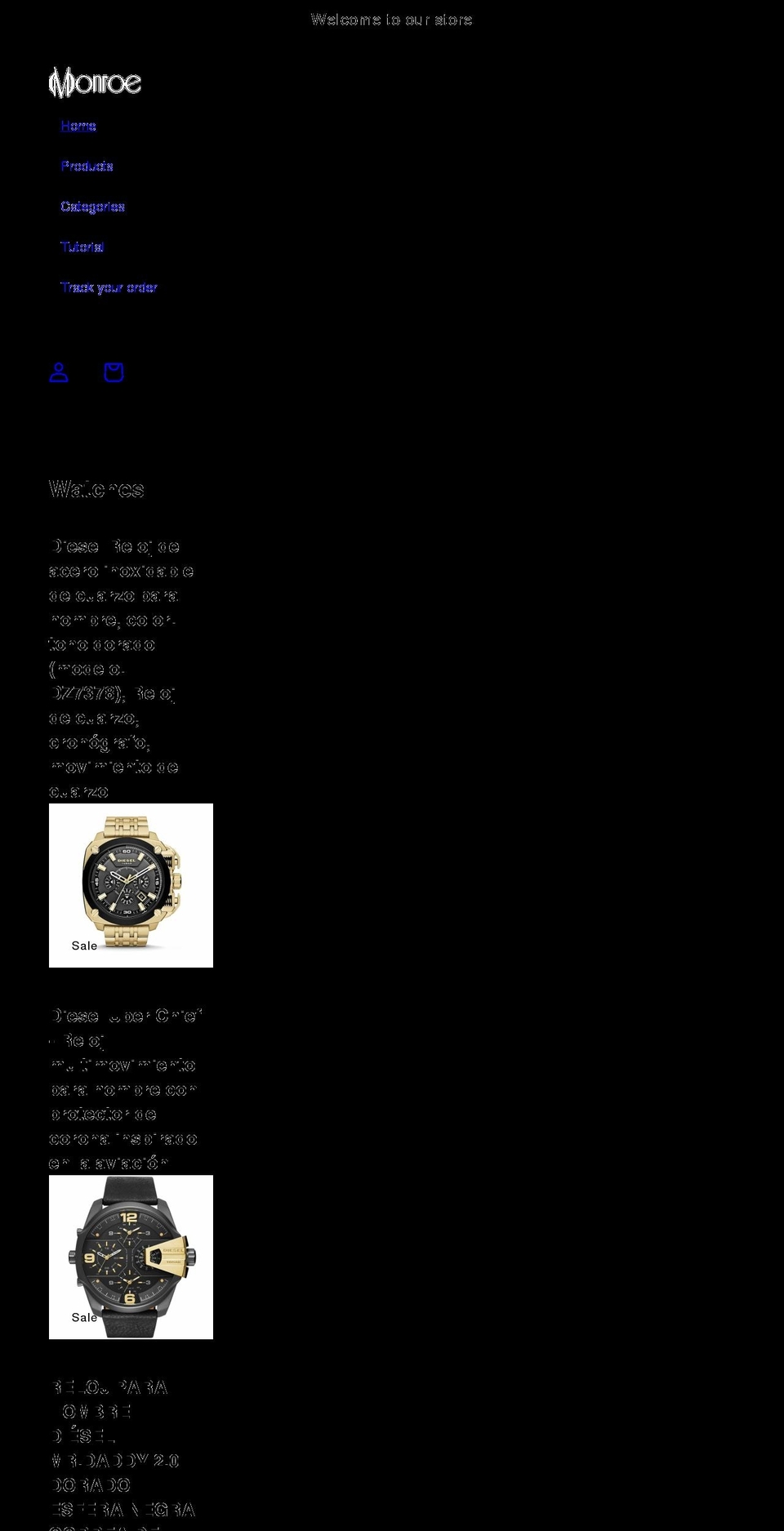 monroehn.com shopify website screenshot