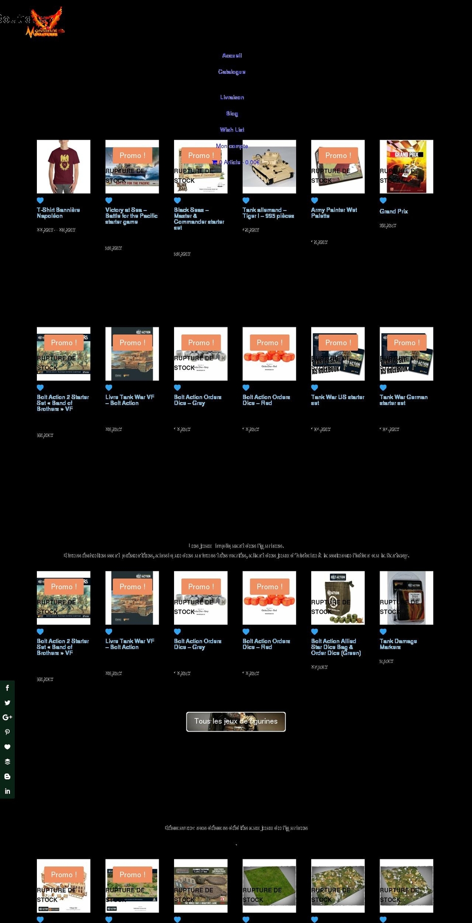 theme-turbo-1 Shopify theme site example monsieurminiatures.fr