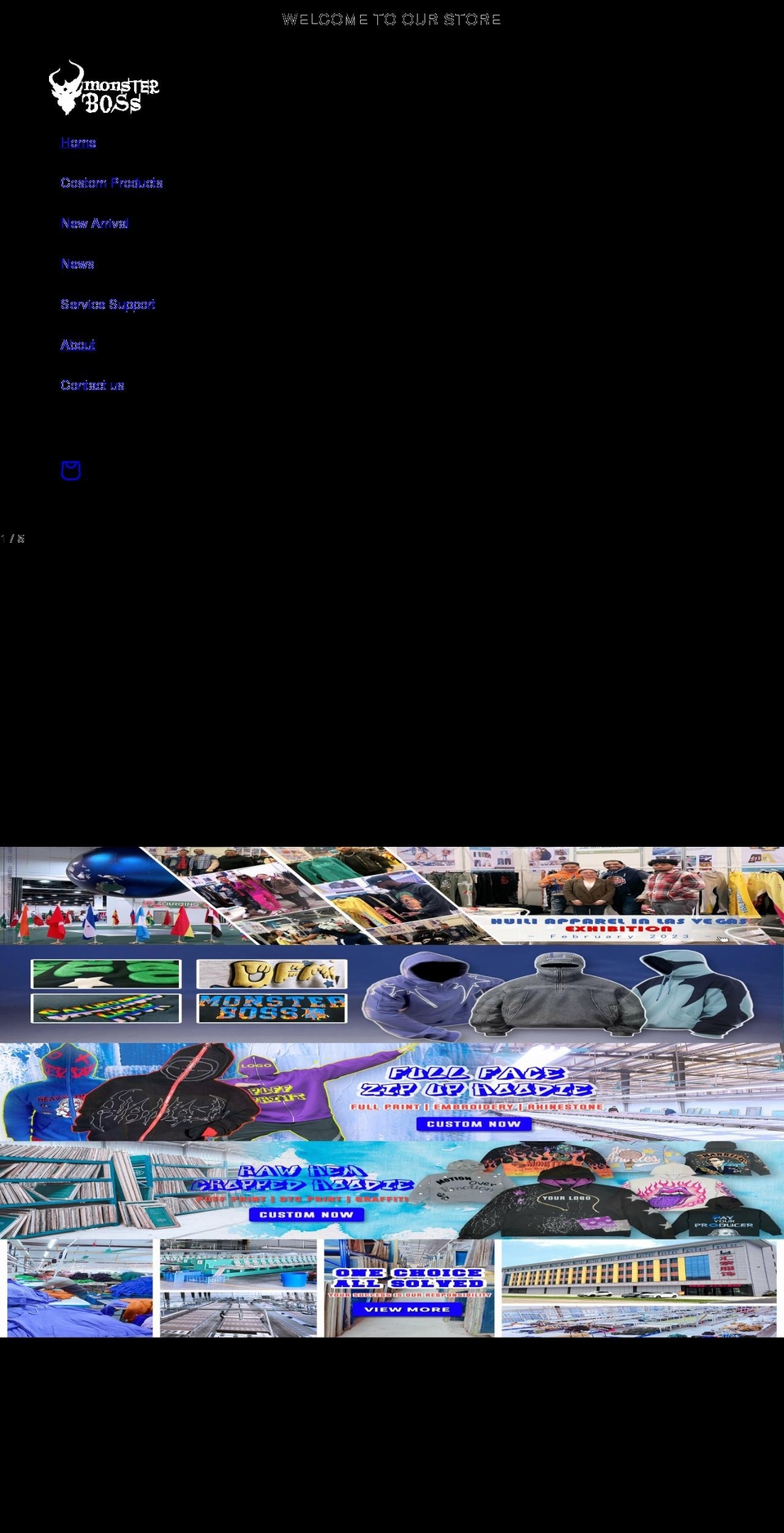 monster-factory.com shopify website screenshot
