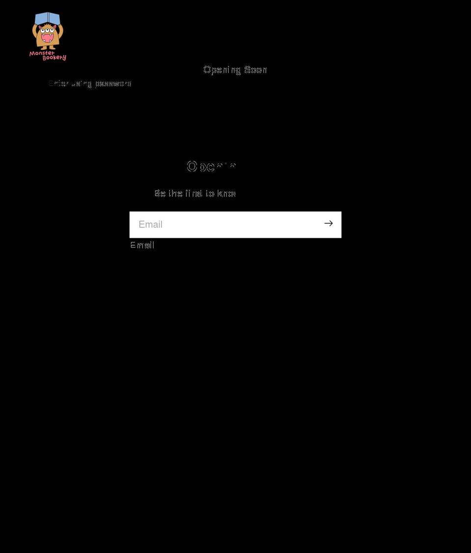 monsterbookery.com — Shopify storefront screenshot