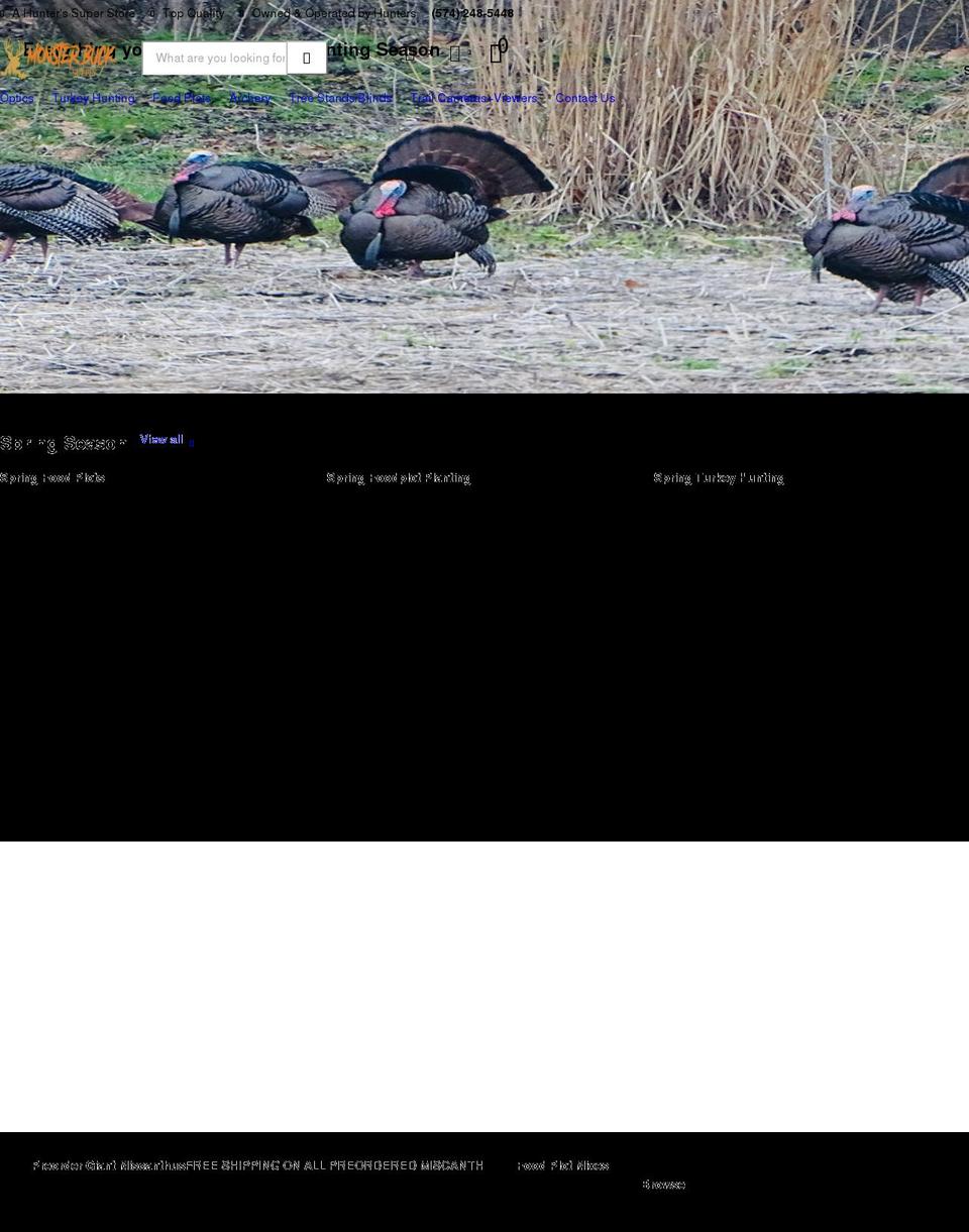 monsterbucksupply.com shopify website screenshot