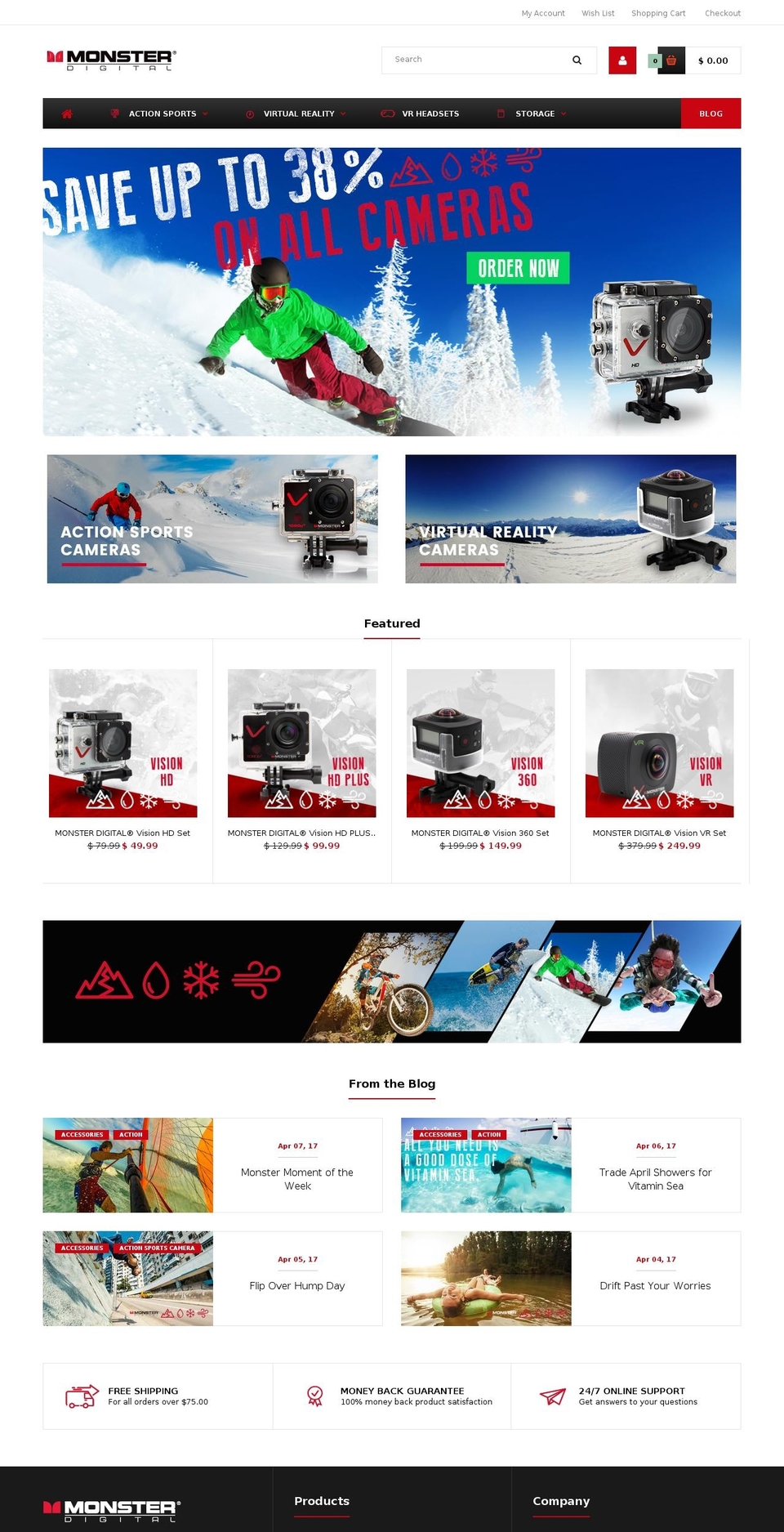 monsterdigital.com shopify website screenshot