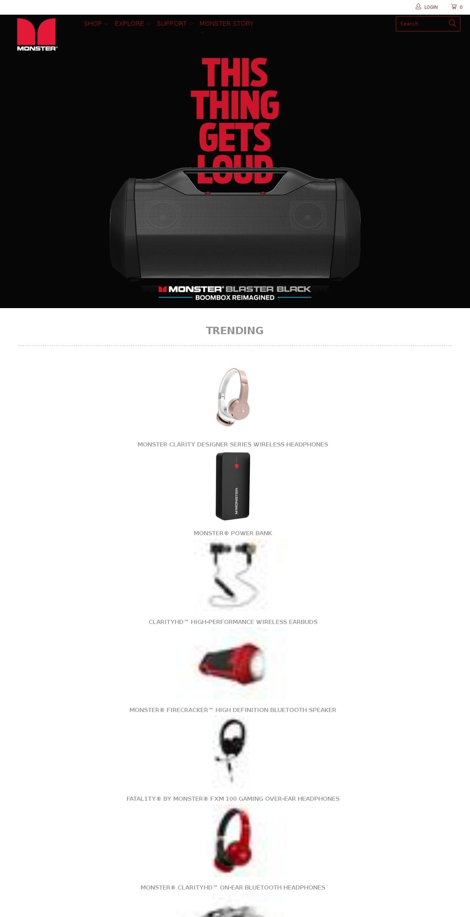 monsterhdmicertified.com — Shopify storefront screenshot