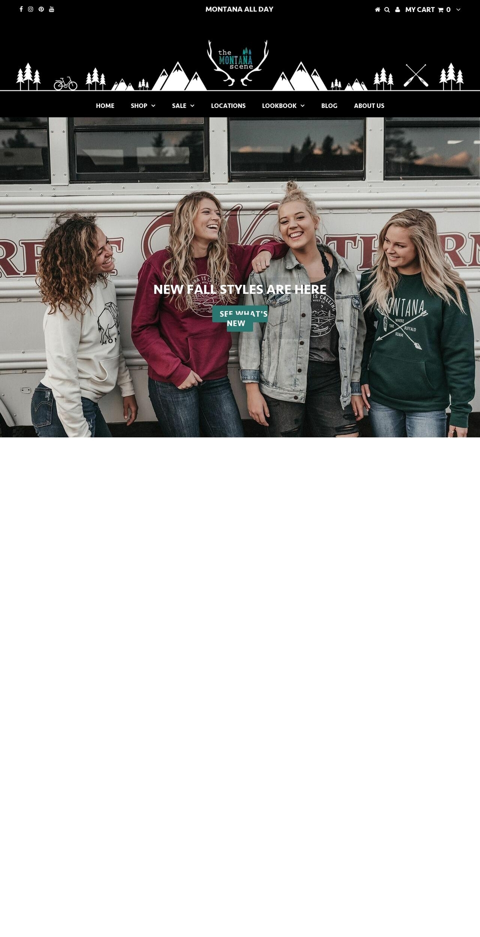 montanascene.com — Shopify storefront screenshot