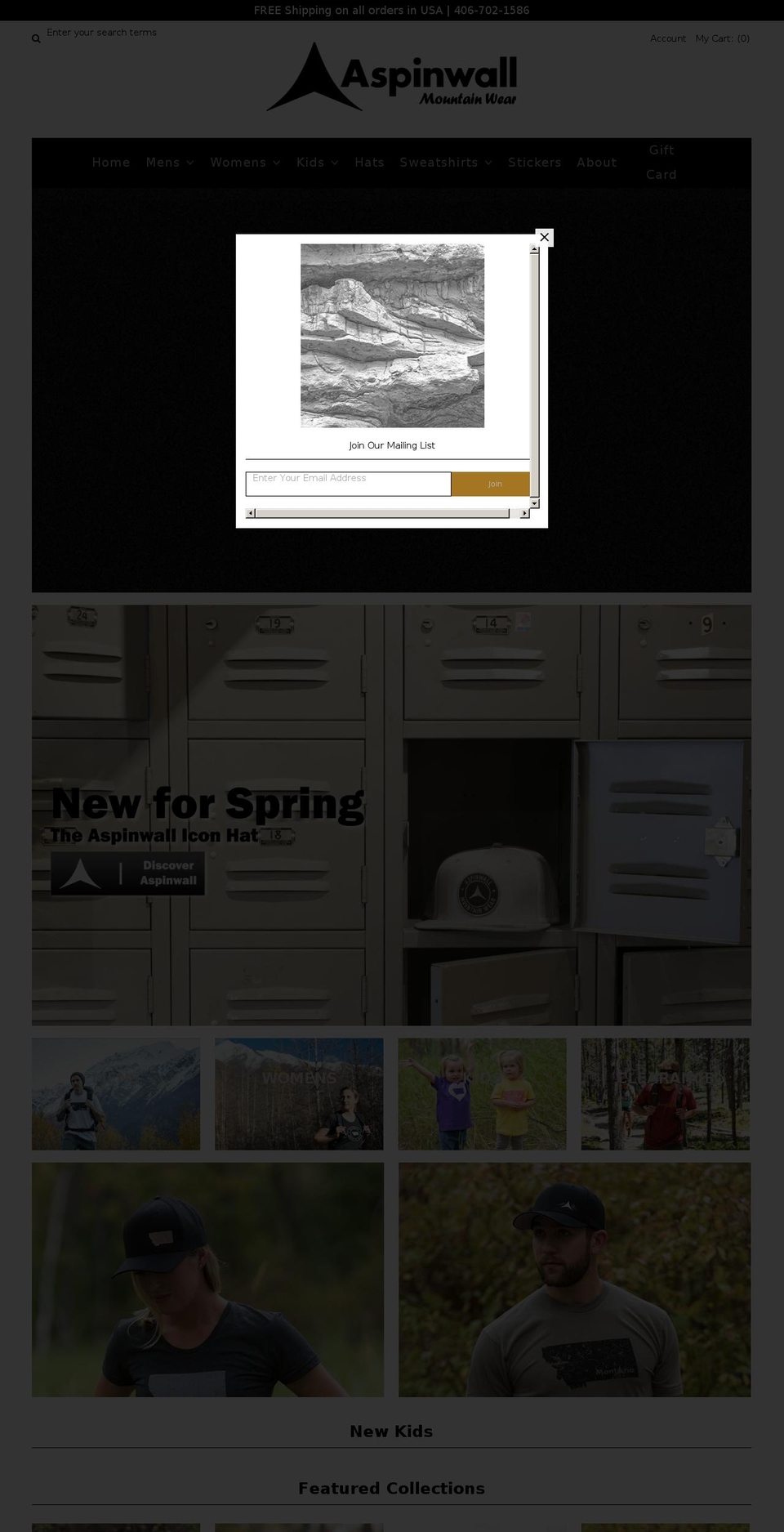 montanashirt.com shopify website screenshot