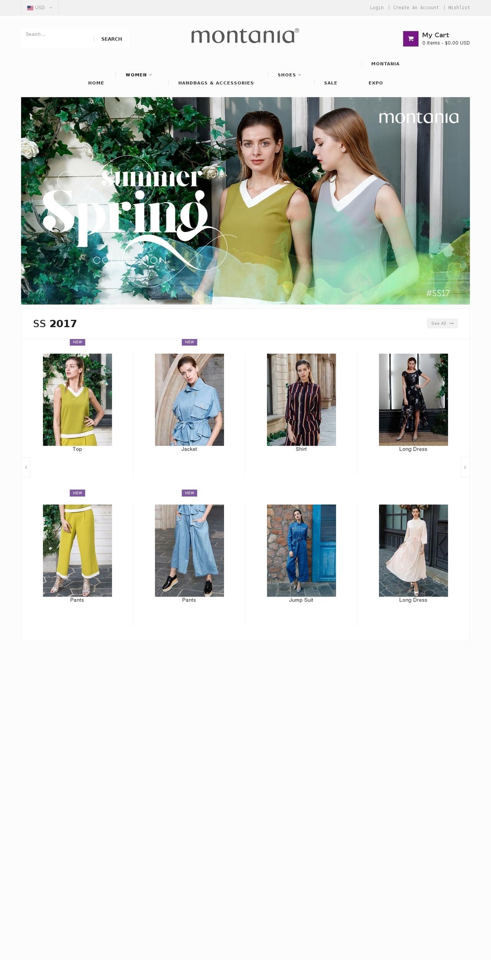 Montania active Shopify theme site example montaniagroup.com