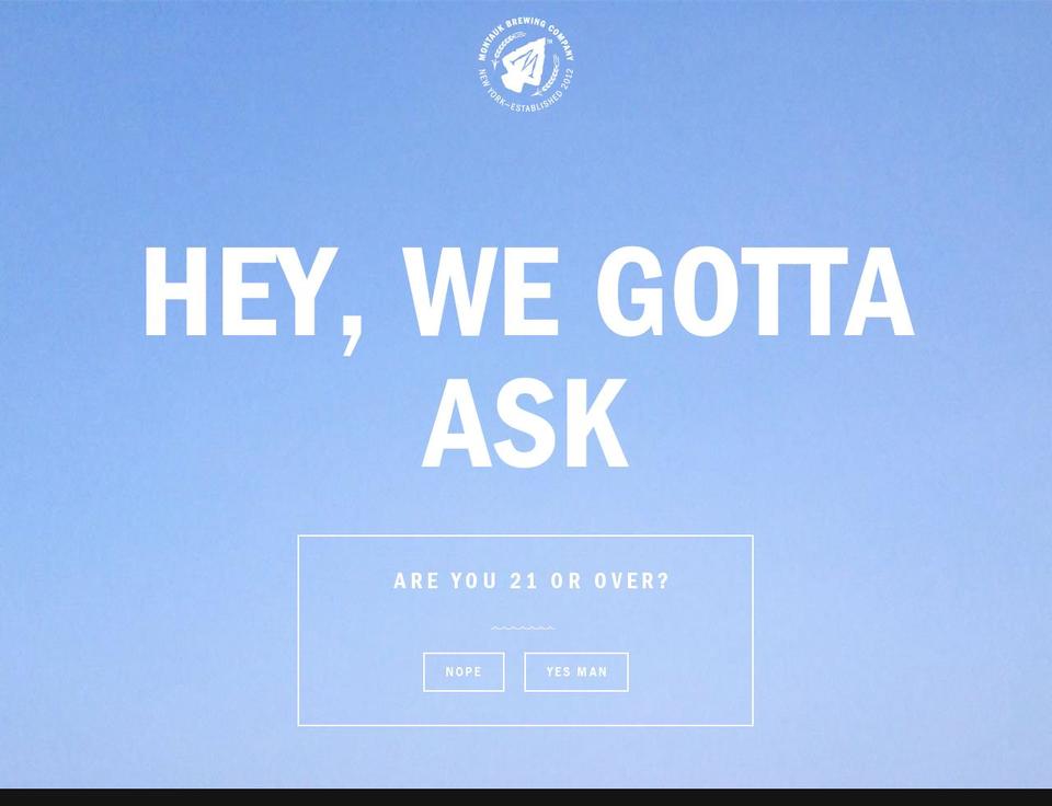montaukbrew.com — Shopify storefront screenshot