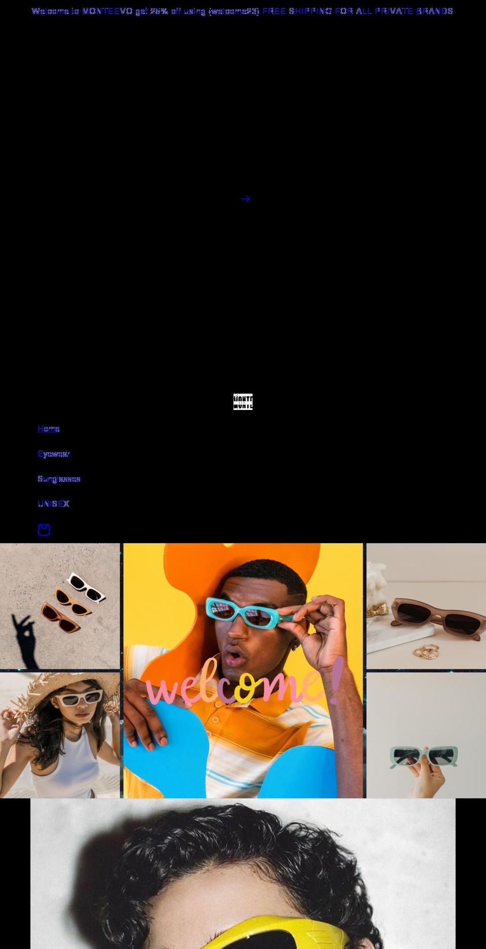 monteevo.com shopify website screenshot