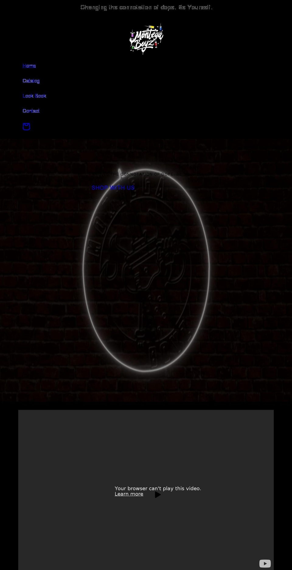 montegaboyz.com shopify website screenshot