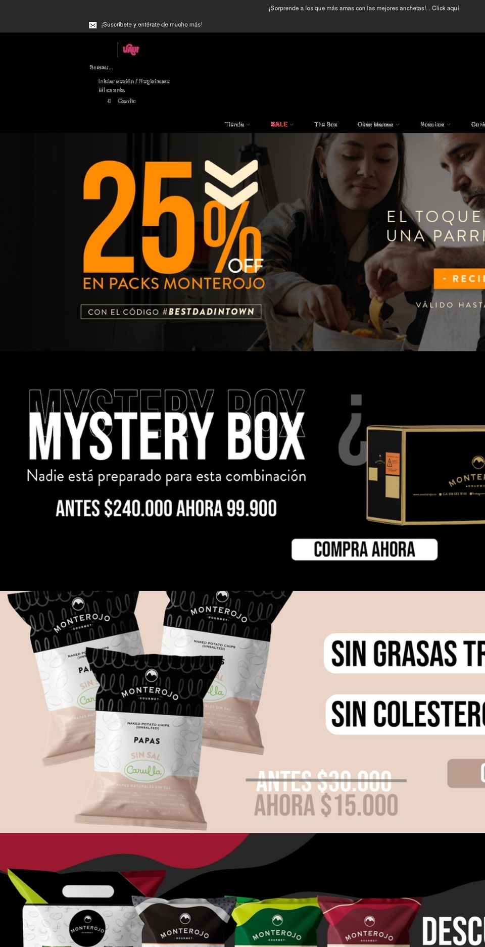 monterojo.co shopify website screenshot