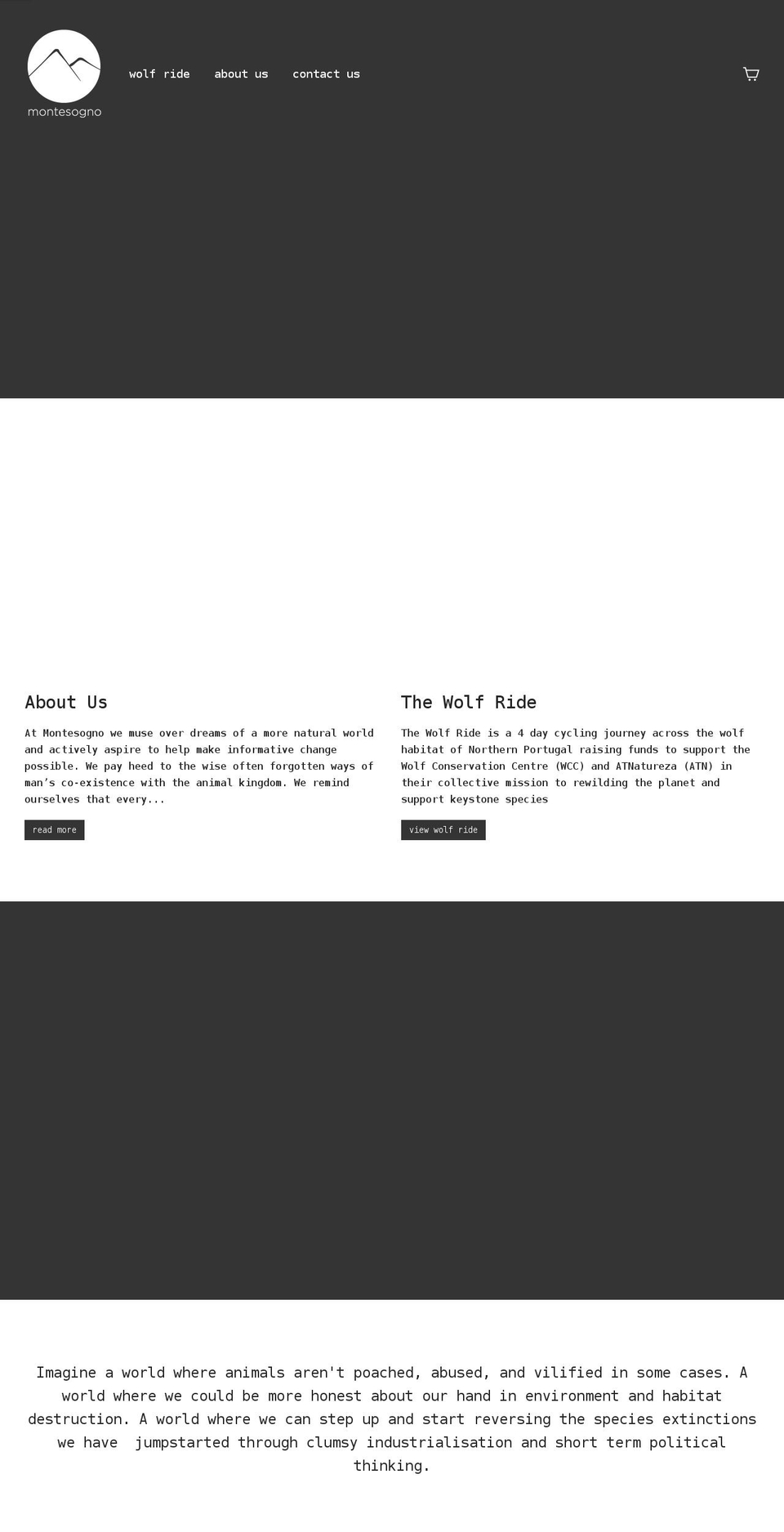montesogno.co.uk shopify website screenshot