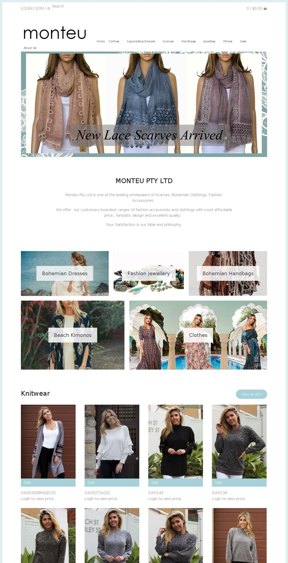 monteu.com.au shopify website screenshot