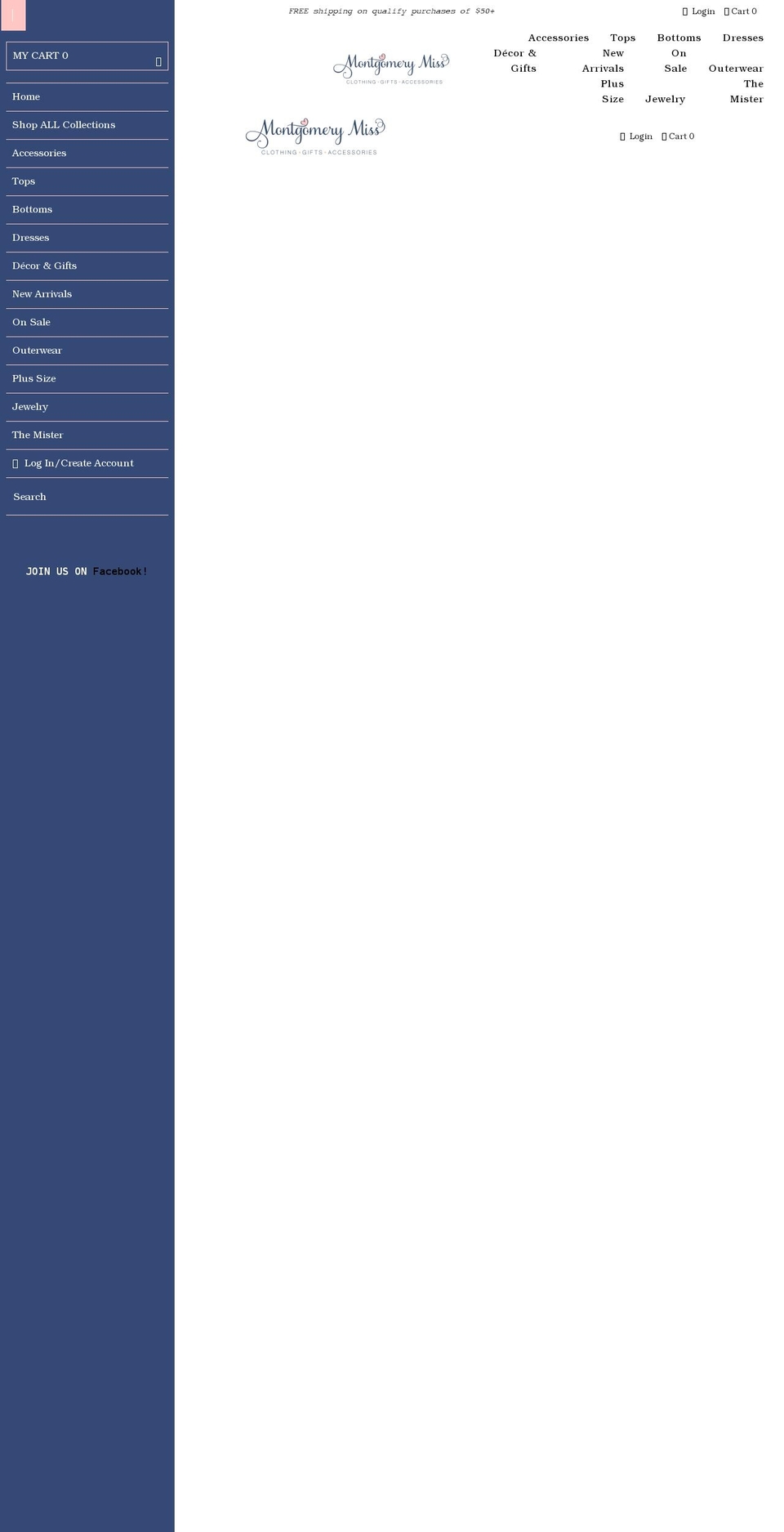 montgomerymiss.com shopify website screenshot