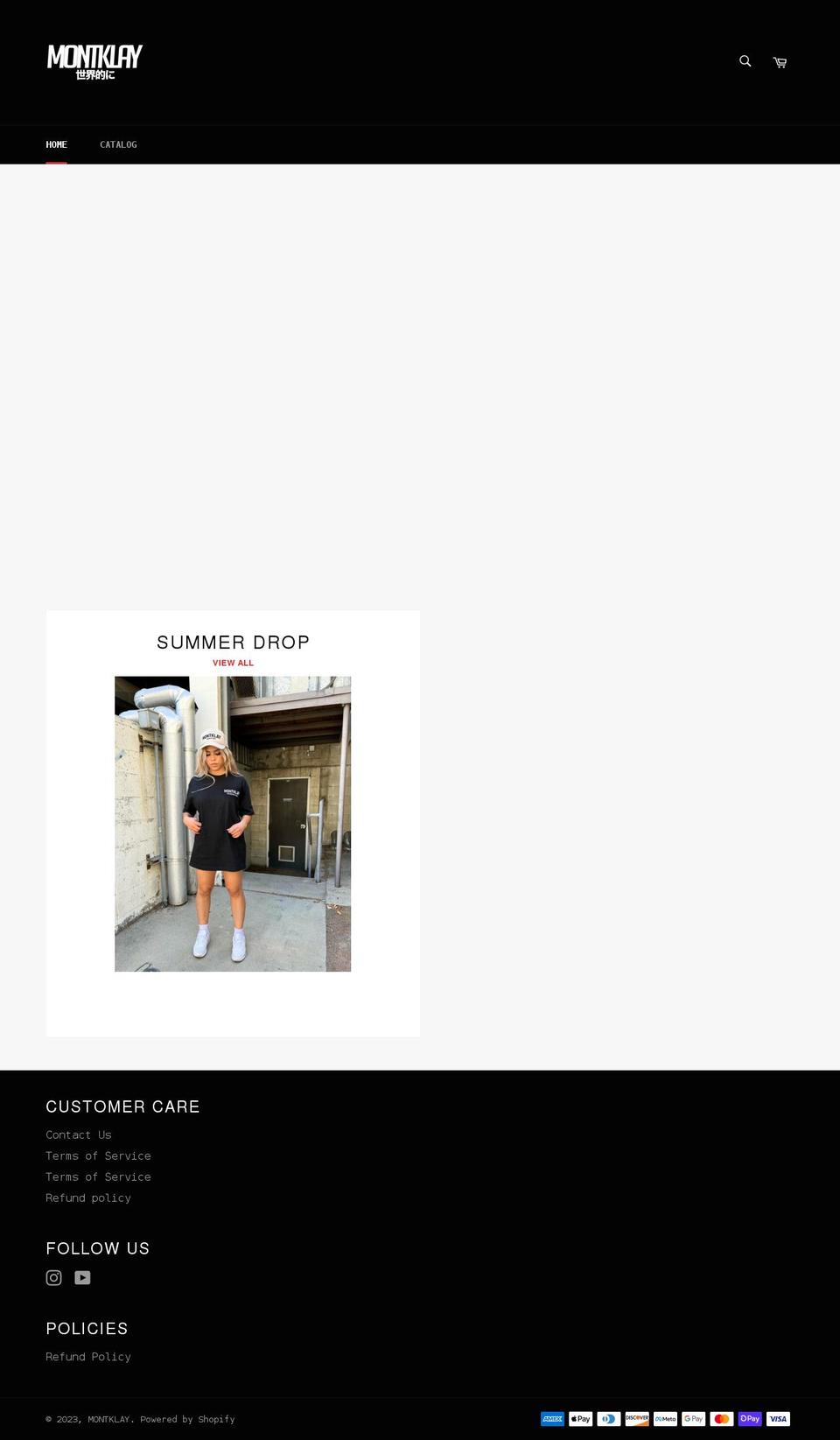 montklay.com shopify website screenshot