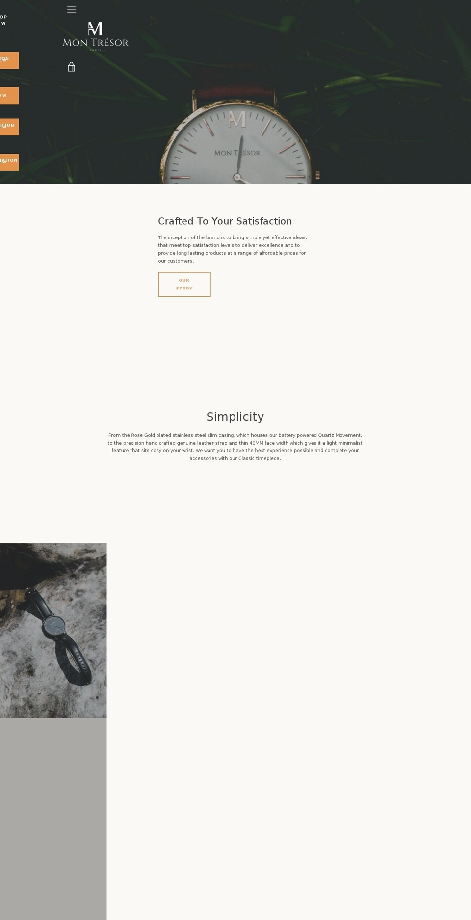 montresorparis.com — Shopify storefront screenshot