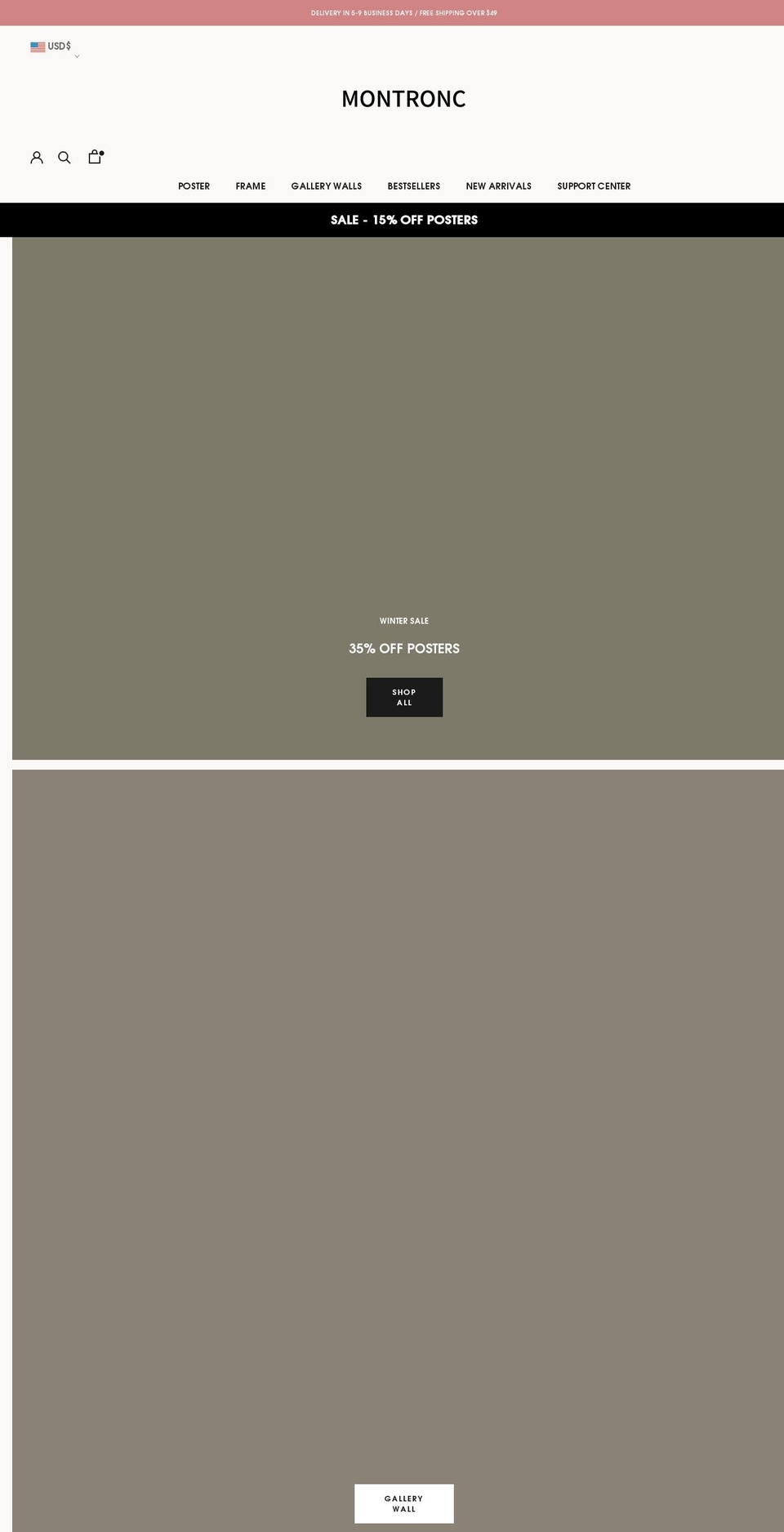 montronc.com shopify website screenshot