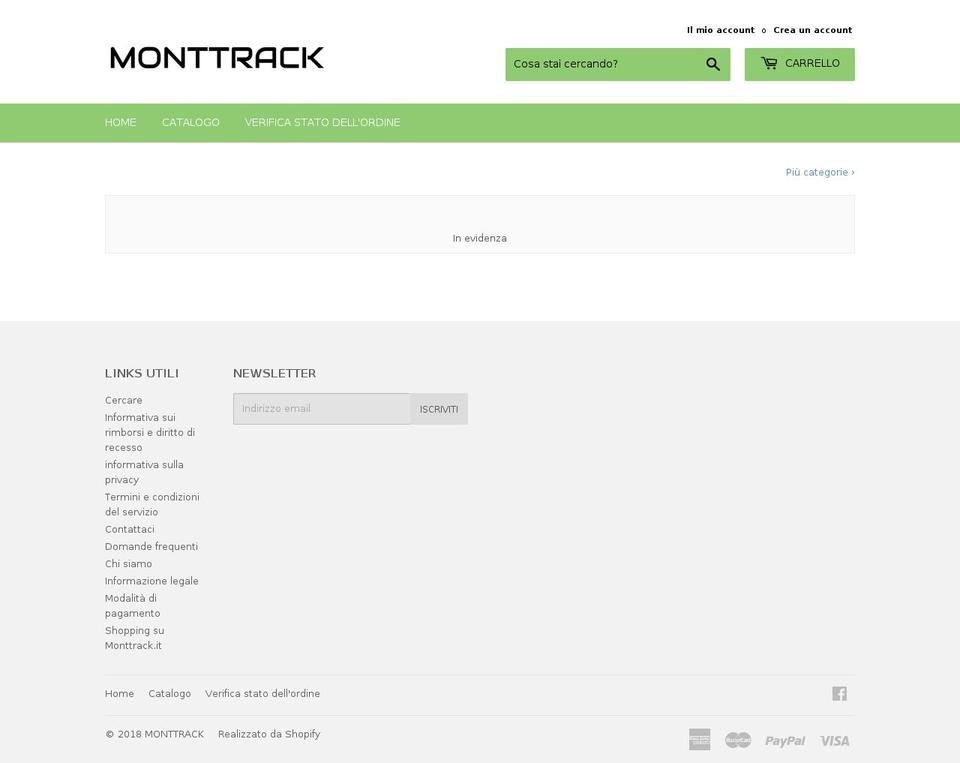 monttrack.com — Shopify storefront screenshot