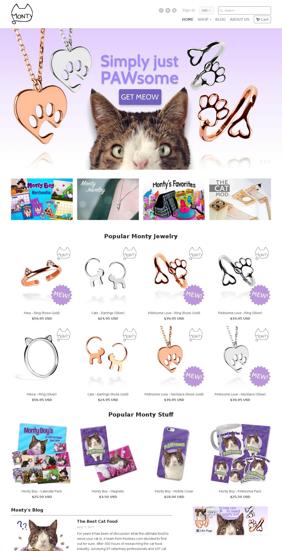 montyboy.net shopify website screenshot