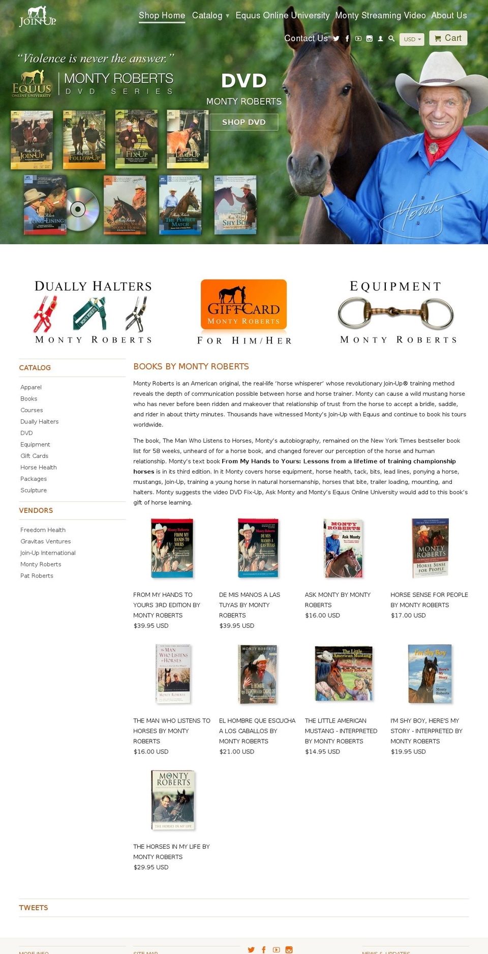 montyrobertshop.com shopify website screenshot