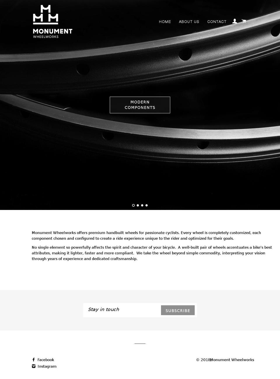 monumentwheelworks.com — Shopify storefront screenshot